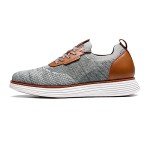 Bruno Marc Men's Gray Dress Sneakers, Size 46