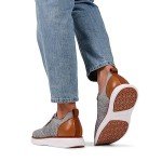 Bruno Marc Men's Gray Dress Sneakers, Size 46