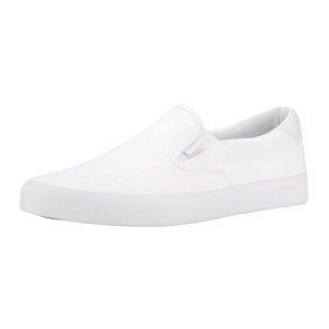 Lugz Clipper Classic Slip-On Canvas Sneakers, White