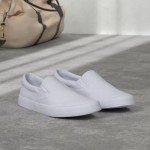 Lugz Clipper Classic Slip-On Canvas Sneakers, White