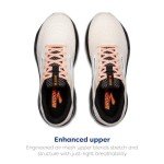 Brooks Ghost 16 Women's Running Shoes - Ecru/Orange/Black