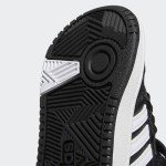 adidas Men's Hoops 3.0 Basketball Shoes - Black/Grey