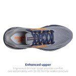 Brooks Adrenaline GTS 23 Men's Sneakers - Grey/Blue/Orange