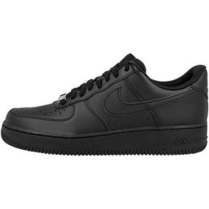 Nike Men's Air Force 1 Sneakers - Black 10