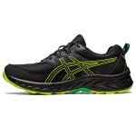 ASICS Men's Gel-Venture 9 Running Shoes - Black/Lime