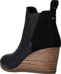TOMS Women's Kelsey Black/White Sneakers, Size 38.5