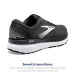 Brooks Ghost 16 Men's Sneakers, White and Black