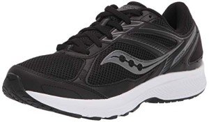 Saucony Men's Cohesion 14 Running Sneakers - Black/White