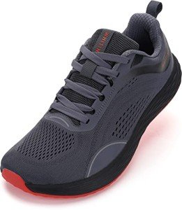WHITIN Men's Zero Drop Running Sneakers, Grey 11W