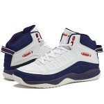 AND1 Pulse 2.0 Men's Basketball Sneakers - White/Navy/Red