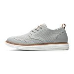 Bruno Marc Men's Grey Casual Lace-Up Sneakers