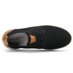 Stylish Men's Casual Dress Sneakers - Black