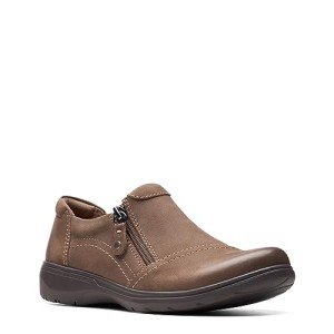 Clarks Carleigh Ray Women's Sneakers in Grey Nubuck