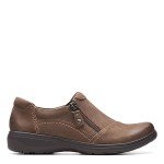 Clarks Carleigh Ray Women's Sneakers in Grey Nubuck