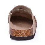 Asgard Women's Taupe Suede Arch Support Mules