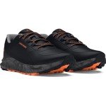 Under Armour Men's Charged Bandit Trail 3, (001) Black/Black/Orange Blast, 10.5, US