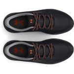 Under Armour Men's Charged Bandit Trail 3, (001) Black/Black/Orange Blast, 10.5, US