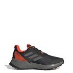 adidas Men's Terrex Soulstride Trail Running Sneaker, Black/Grey/Solar Red, 9.5