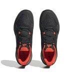 adidas Men's Terrex Soulstride Trail Running Sneaker, Black/Grey/Solar Red, 9.5