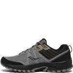 Saucony Men's Excursion TR14 Trail Running Shoe, Grey/Gold, 12