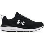 Under Armour Men's Charged Assert 9, Black (001)/White, 9.5 X-Wide US