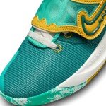 NIKE Men's Basketball Low, Clear Jade Geode Teal Sail Vivid Sulfur, 12