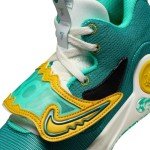 NIKE Men's Basketball Low, Clear Jade Geode Teal Sail Vivid Sulfur, 12