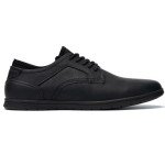 Cestfini Men's Casual Shoes All Black Dress Sneakers Comfortable Fashion Sneakers Business Oxfords Shoes XXDX008M-RT-US-BLACK-10