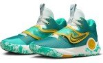 NIKE Men's Basketball Low, Clear Jade Geode Teal Sail Vivid Sulfur, 12