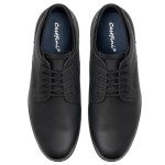 Cestfini Men's Casual Shoes All Black Dress Sneakers Comfortable Fashion Sneakers Business Oxfords Shoes XXDX008M-RT-US-BLACK-10