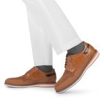 Bruno Marc Men's Mesh Casual Dress Shoes Breathable Oxfords Sneakers LG19008M-2,Size 9.5,Brown-2,SBOX2409M