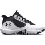 Under Armour UA Lockdown 6 Basketball Shoes, White/Gray