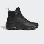 Adidas Men's Leather Mid Walking Shoes, Black/Grey