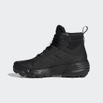 Adidas Men's Leather Mid Walking Shoes, Black/Grey