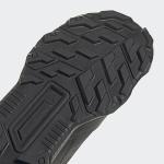 Adidas Men's Leather Mid Walking Shoes, Black/Grey