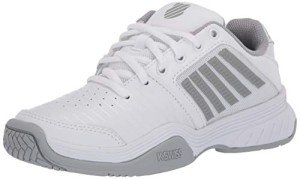K-Swiss Women's Court Express Tennis Sneakers - White/Silver