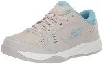 Skechers Women's Viper Court Pickleball Sneakers - Grey/Blue