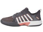 K-Swiss Women's Pickleball Supreme Sneakers, Asphalt/White/Peach