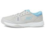 Skechers Women's Viper Court Pickleball Sneakers - Grey/Blue