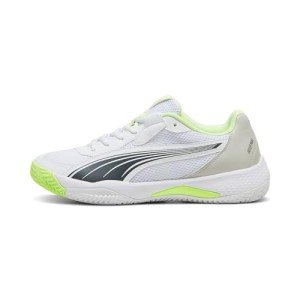 PUMA Men's Nova Court Pickleball Sneakers - White/Blue/Apple