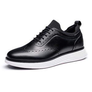 Bruno Marc Men's Black Casual Dress Sneakers, Size 11
