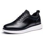 Bruno Marc Men's Black Casual Dress Sneakers, Size 11