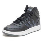 adidas Hoops 3.0 Mid Top Sneakers - Black/Grey