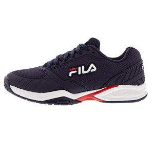 Fila Men's Volley Zone Sneakers - Navy/Red/White, Size 11.5