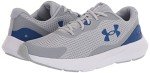Under Armour Men's Surge 3 Sneakers, Mod Gray/Royal Blue