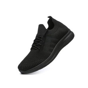 Bernal Women's Lightweight Non-Slip Sneakers (Black 9.5)
