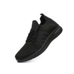 Bernal Women's Lightweight Non-Slip Sneakers (Black 9.5)