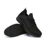 Bernal Women's Lightweight Non-Slip Sneakers (Black 9.5)