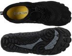 WHITIN Men's Minimalist Trail Running Shoes, Black