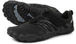 WHITIN Men's Minimalist Trail Running Shoes, Black